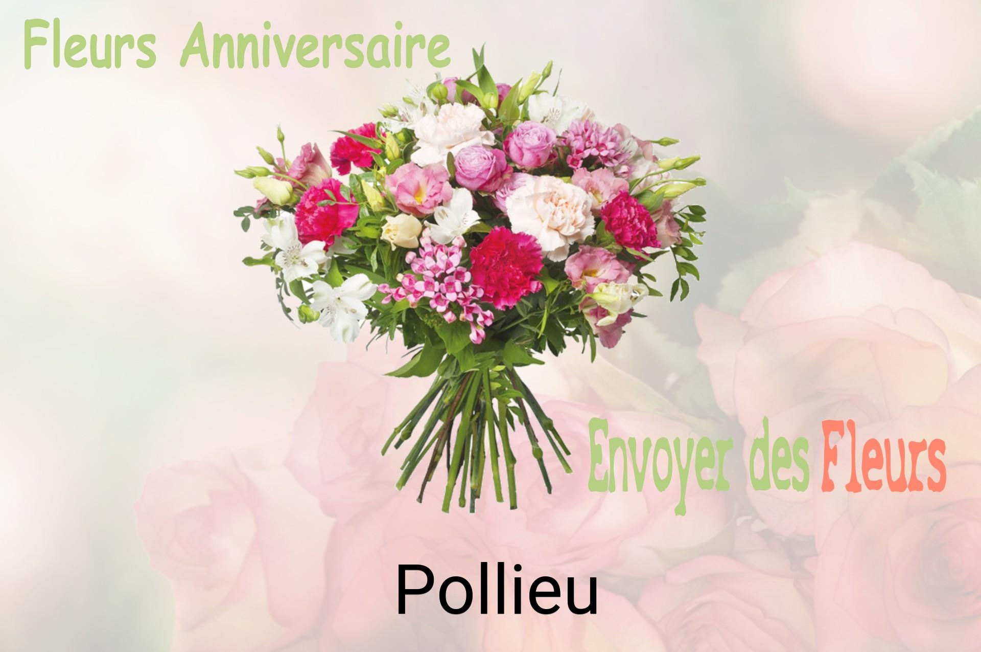 Bouquet de fleurs d’anniversaire livré à Pollieu